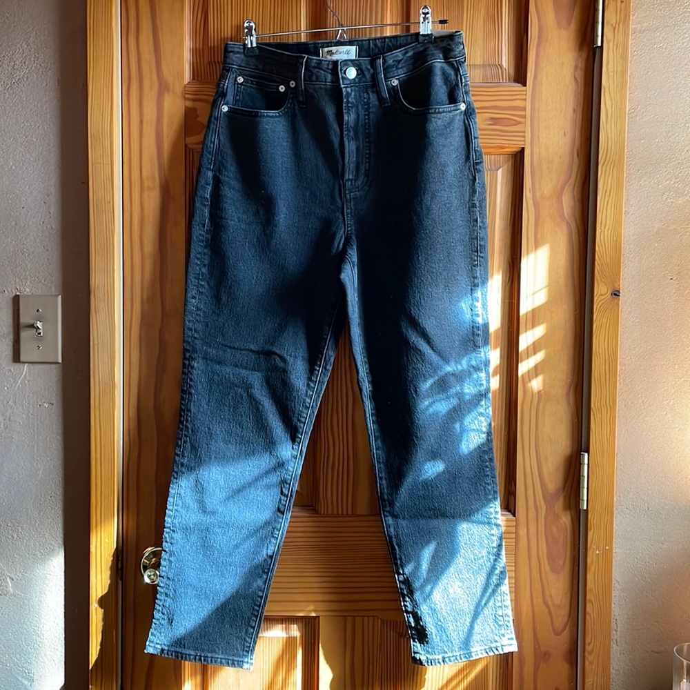 Madewell Perfect Curvy Vintage Jean Black size 8 NWT